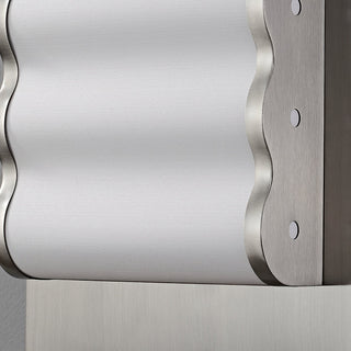 Wave Applique murale contemporaine en tissu