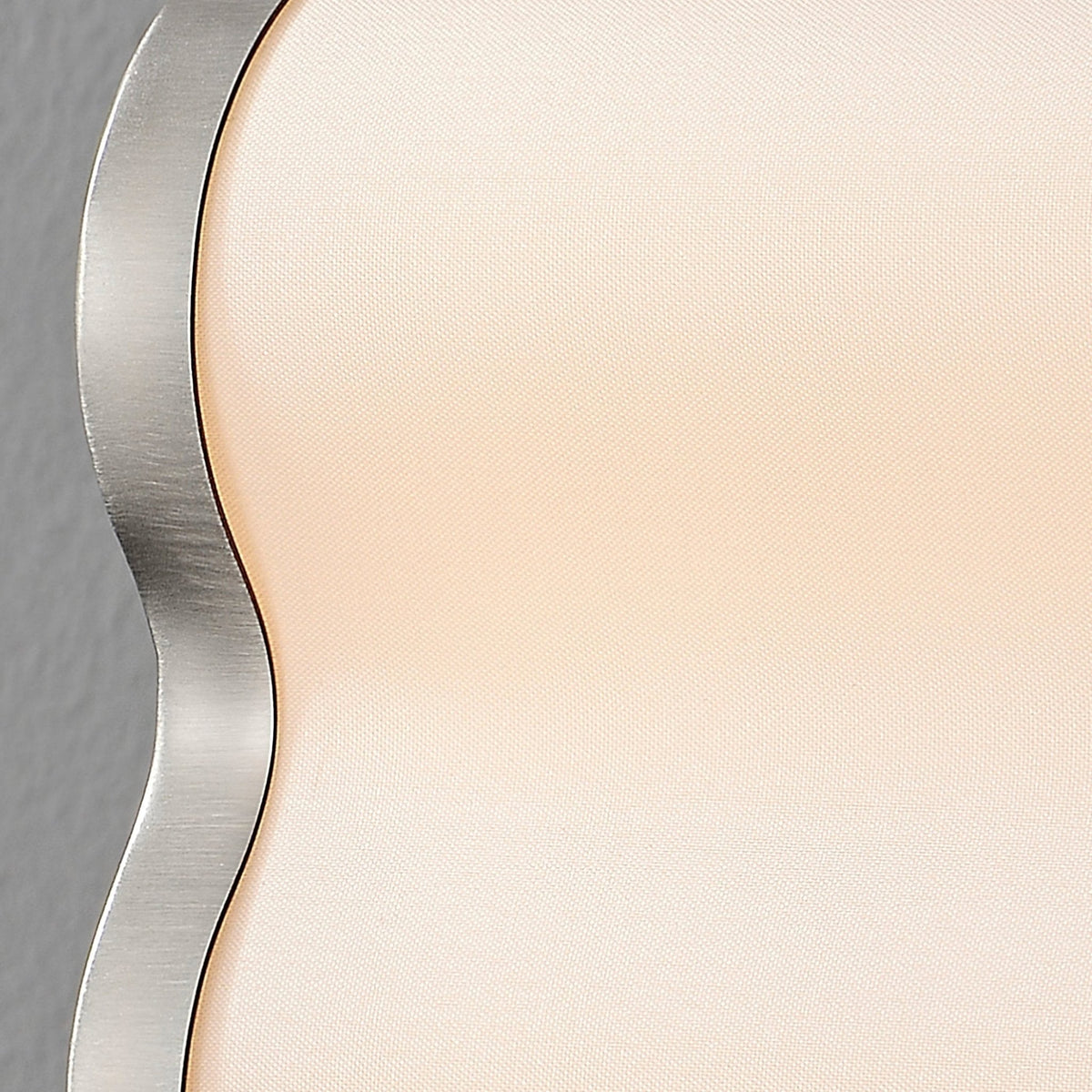 Wave Applique murale contemporaine en tissu