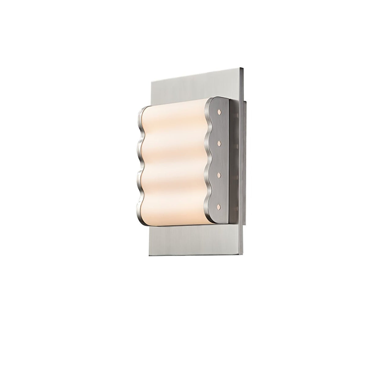 Wave Applique murale contemporaine en tissu