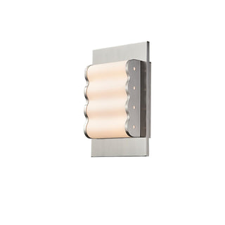 Wave Applique murale contemporaine en tissu