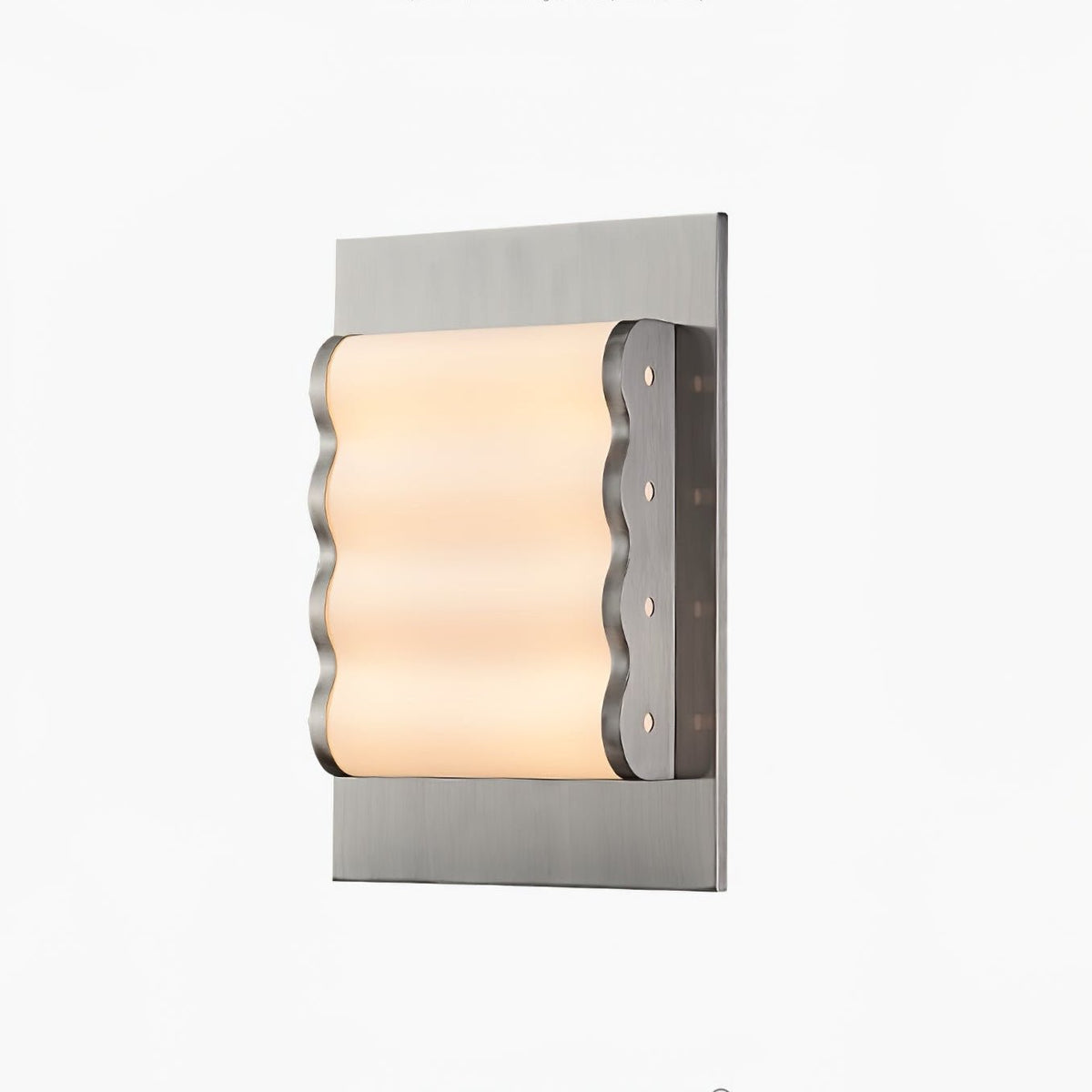 Wave Applique murale contemporaine en tissu