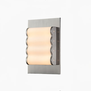 Wave Applique murale contemporaine en tissu
