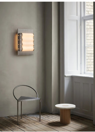 Wave Applique murale contemporaine en tissu