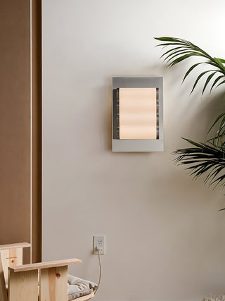Wave Applique murale contemporaine en tissu