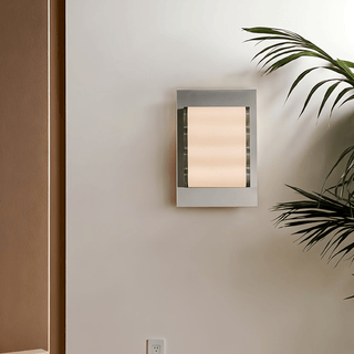 Wave Applique murale contemporaine en tissu