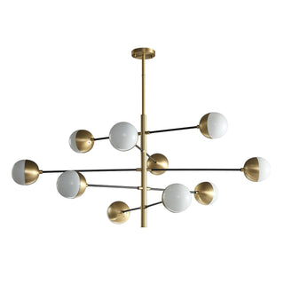 Lustra Lustre Waverly en Verre Élégant