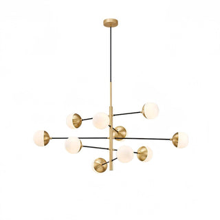 Lustra Lustre Waverly en Verre Élégant