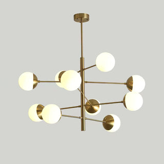 Lustra Lustre Waverly en Verre Élégant