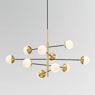 Lustra Lustre Waverly en Verre Élégant