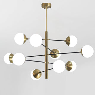 Lustra Lustre Waverly en Verre Élégant