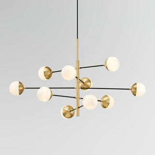 Lustra Lustre Waverly en Verre Élégant