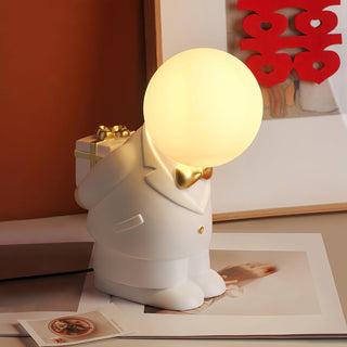 Eternal Lampe de Table en Céramique Et Blanc