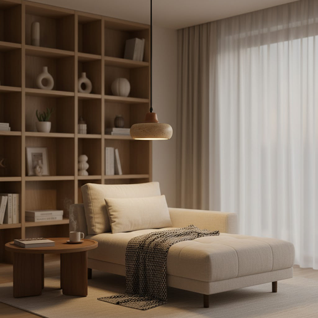 Side profile of the Wella Pendant Light.