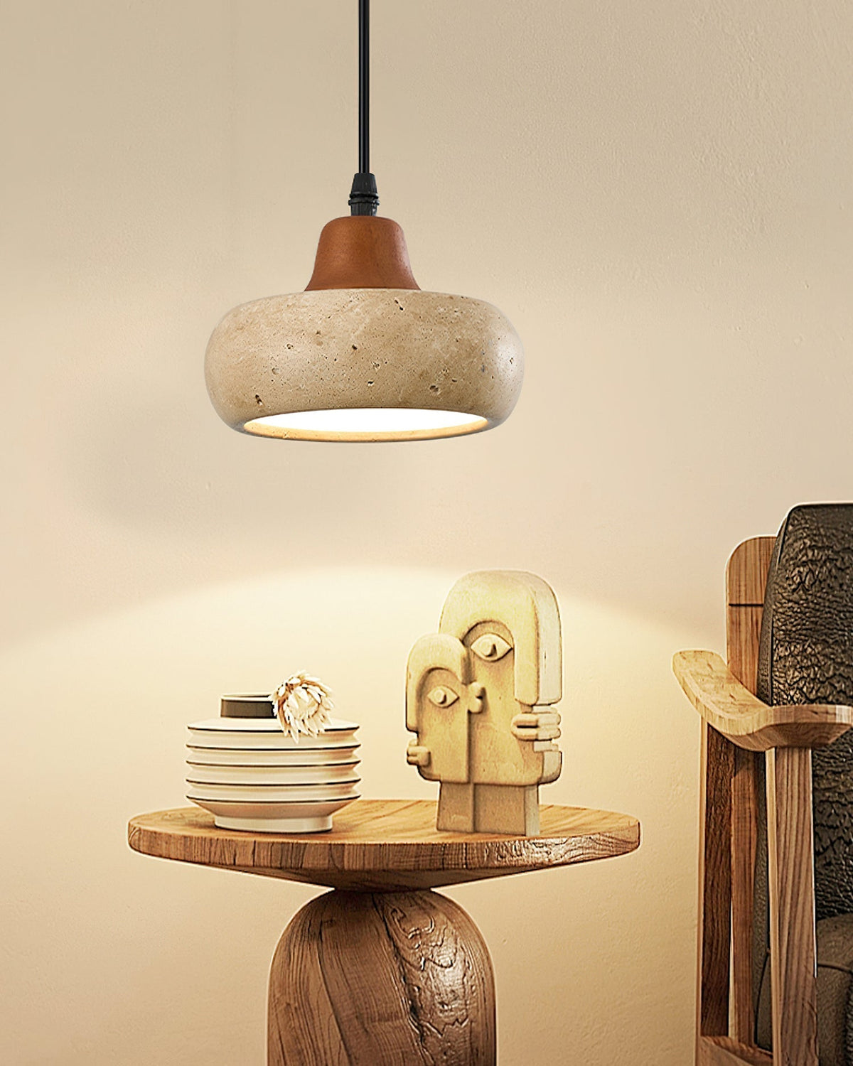 Dimensions diagram for the Wella Pendant Light.