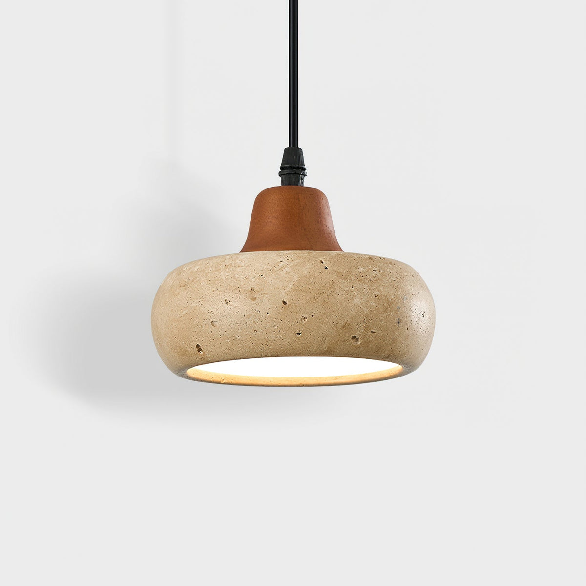 Wella Pendant Light shown in a commercial space like a cafe.