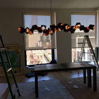 Lustra Lustre Géométrique Moderne-Luire