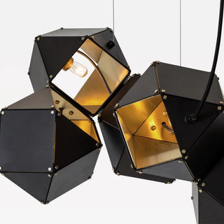Lustra Lustre Géométrique Moderne-Luire