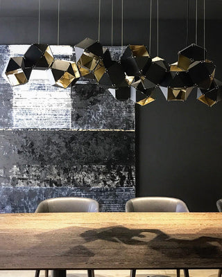 Lustra Lustre Géométrique Moderne-Luire