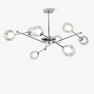 Lustra Lustre en Verre et Chrome