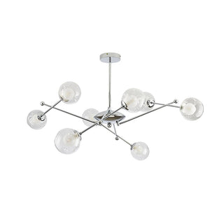 Lustra Lustre en Verre et Chrome