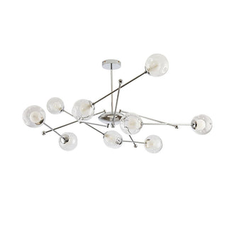 Lustra Lustre en Verre et Chrome