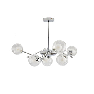 Lustra Lustre en Verre et Chrome