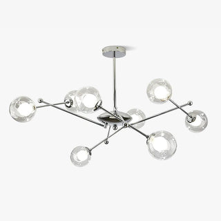Lustra Lustre en Verre et Chrome
