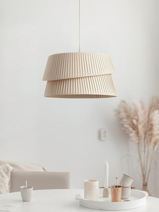 Zarion Tissu Scandinave Pendentif Lumière