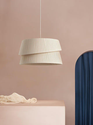 Zarion Tissu Scandinave Pendentif Lumière