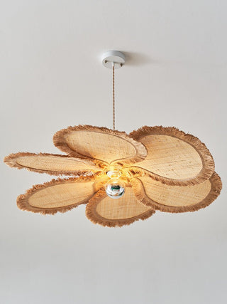 Sfrangia Raffia Pendant Lamp-Neutral Decor