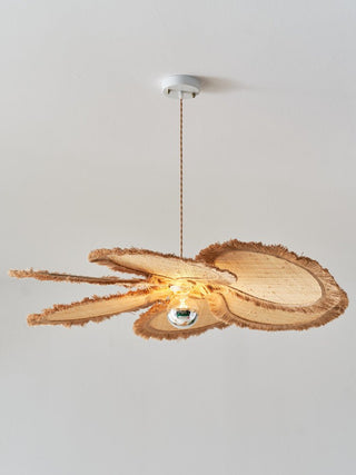 Sfrangia Raffia Pendant Lamp-Neutral Decor
