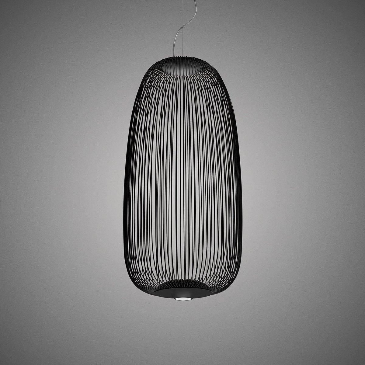 Lumio Lightweight Spokes Cage Pendant Light-Neutral Decor