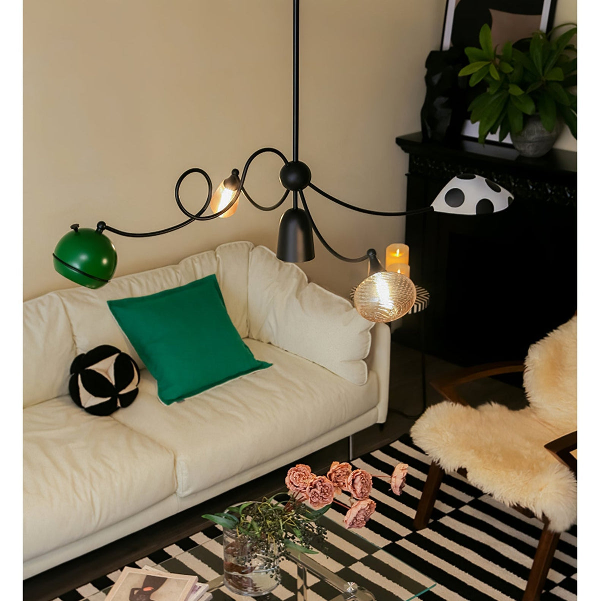 Playful Suspension Modulaire en Verre