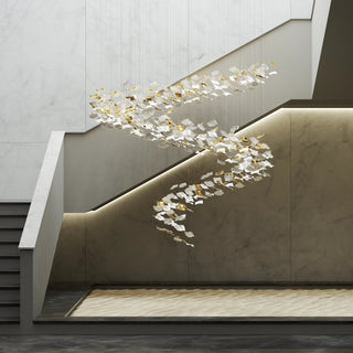 Viliros Verre Spirale Suspension Lumière