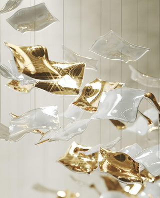 Viliros Verre Spirale Suspension Lumière