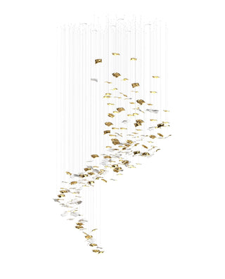 Viliros Verre Spirale Suspension Lumière