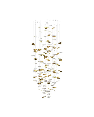 Viliros Verre Spirale Suspension Lumière