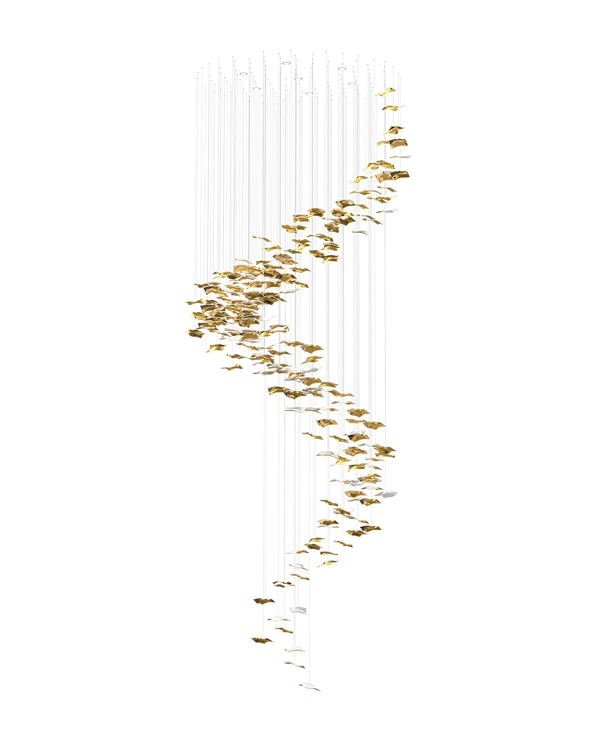 Viliros Verre Spirale Suspension Lumière