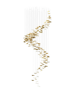 Viliros Verre Spirale Suspension Lumière