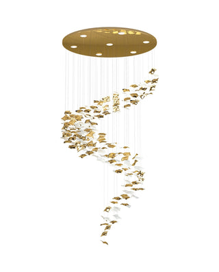 Viliros Verre Spirale Suspension Lumière