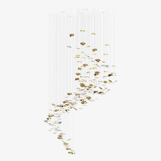 Viliros Verre Spirale Suspension Lumière