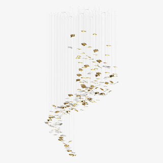 Whispering Kerchiefs Chandelier-Neutral Decor