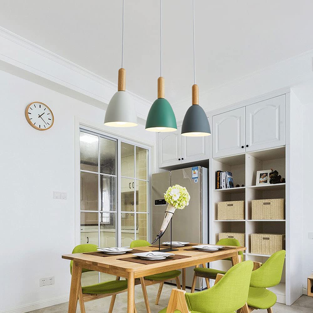 Valentina Moderne Minimaliste LED Suspension Métal/Bois Salon/Chambre à coucher