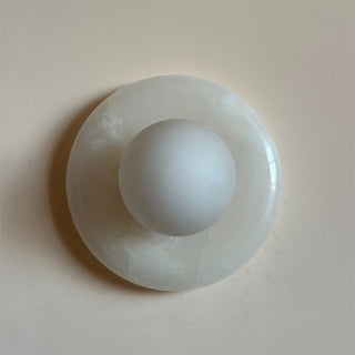 Aursilos Applique Murale Verre Jade Blanc Art Nordique Premium