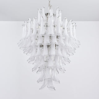 Aurora Lustre Blanc Nuage Verre Pétales