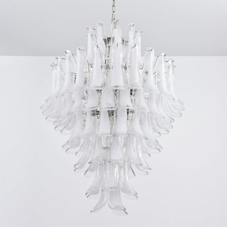 Aurora Lustre Blanc Nuage Verre Pétales