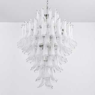Aurora Lustre Blanc Nuage Verre Pétales