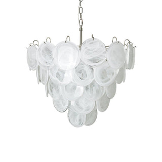 Aurora Lustre en Verre de Murano Blanc