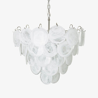 Aurora Lustre en Verre de Murano Blanc