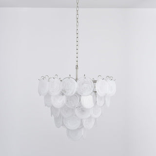 Aurora Lustre en Verre de Murano Blanc
